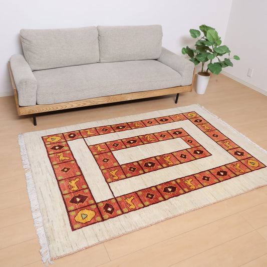 ギャッベ（ルリバフ）　193×138cm（HL-12066）