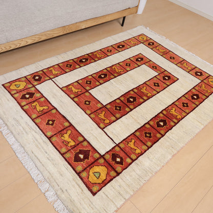 ギャッベ（ルリバフ）　193×138cm（HL-12066）