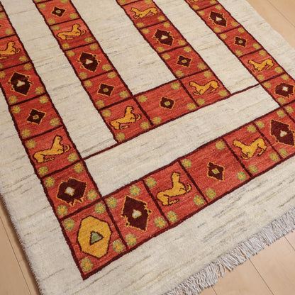 ギャッベ（ルリバフ）　193×138cm（HL-12066）