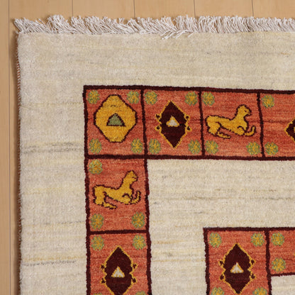 ギャッベ（ルリバフ）　193×138cm（HL-12066）