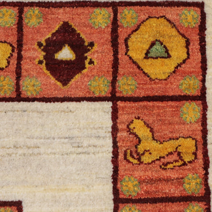 ギャッベ（ルリバフ）　193×138cm（HL-12066）