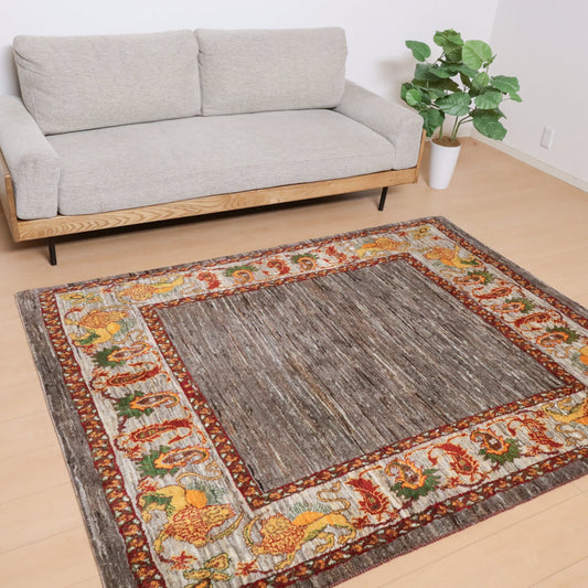 ギャッベ（ルリバフ）　203×154cm（HL-12068）