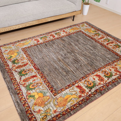 ギャッベ（ルリバフ）　203×154cm（HL-12068）