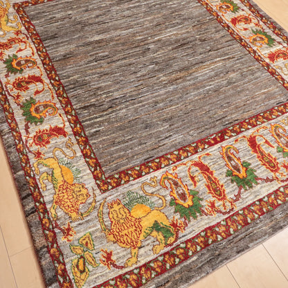 ギャッベ（ルリバフ）　203×154cm（HL-12068）