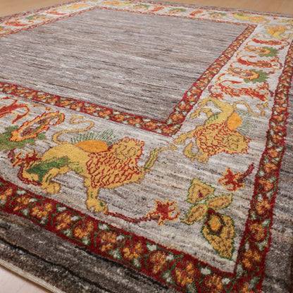 ギャッベ（ルリバフ）　203×154cm（HL-12068）