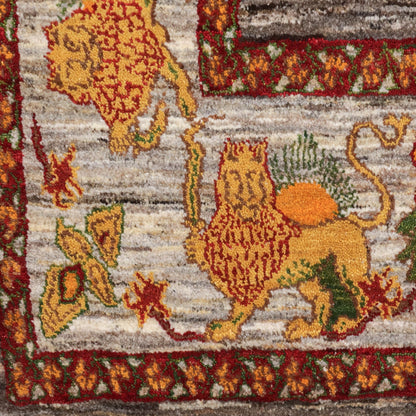 ギャッベ（ルリバフ）　203×154cm（HL-12068）