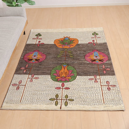 ギャッベ（ルリバフ）　192×142cm（HL-12069）