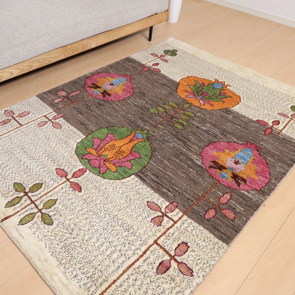 ギャッベ（ルリバフ）　192×142cm（HL-12069）