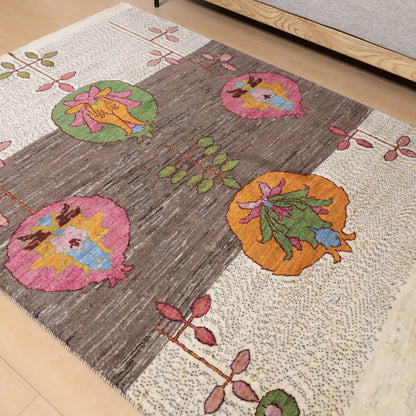 ギャッベ（ルリバフ）　192×142cm（HL-12069）