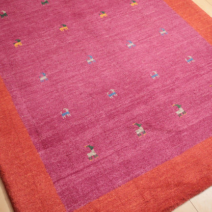 ギャッベ（ルリバフ）　196×146cm（HL-12156）