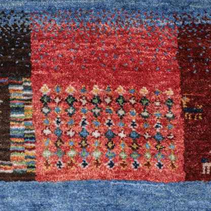 ギャッベ（カシュクリ）　200×154cm（HL-12162）