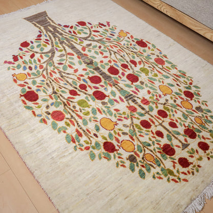 ギャッベ（ルリバフ）　200×149cm（HL-12318）