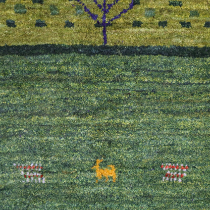 ギャッベ（ルリバフ）　245×164cm（HL-12408）