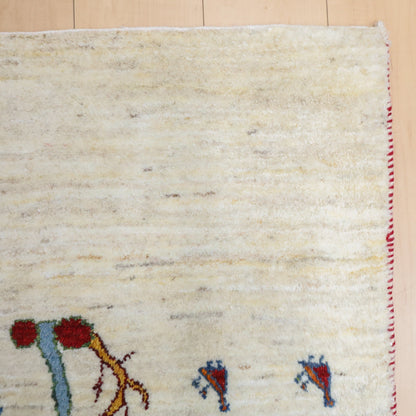 ギャッベ（ルリバフ）　200×142cm（HL-12432）