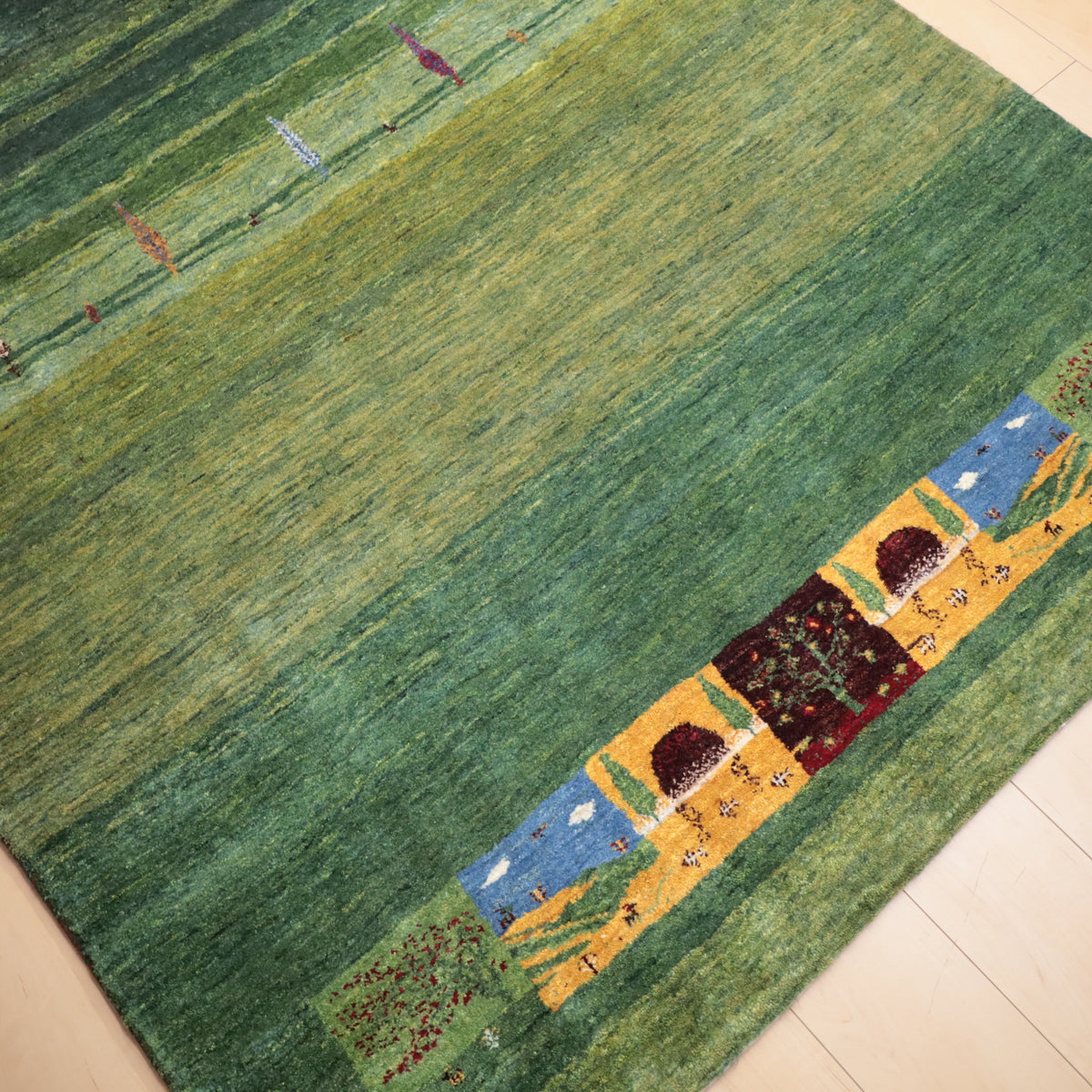 ギャッベ（カシュクリ）　224×143cm（HL-12443）