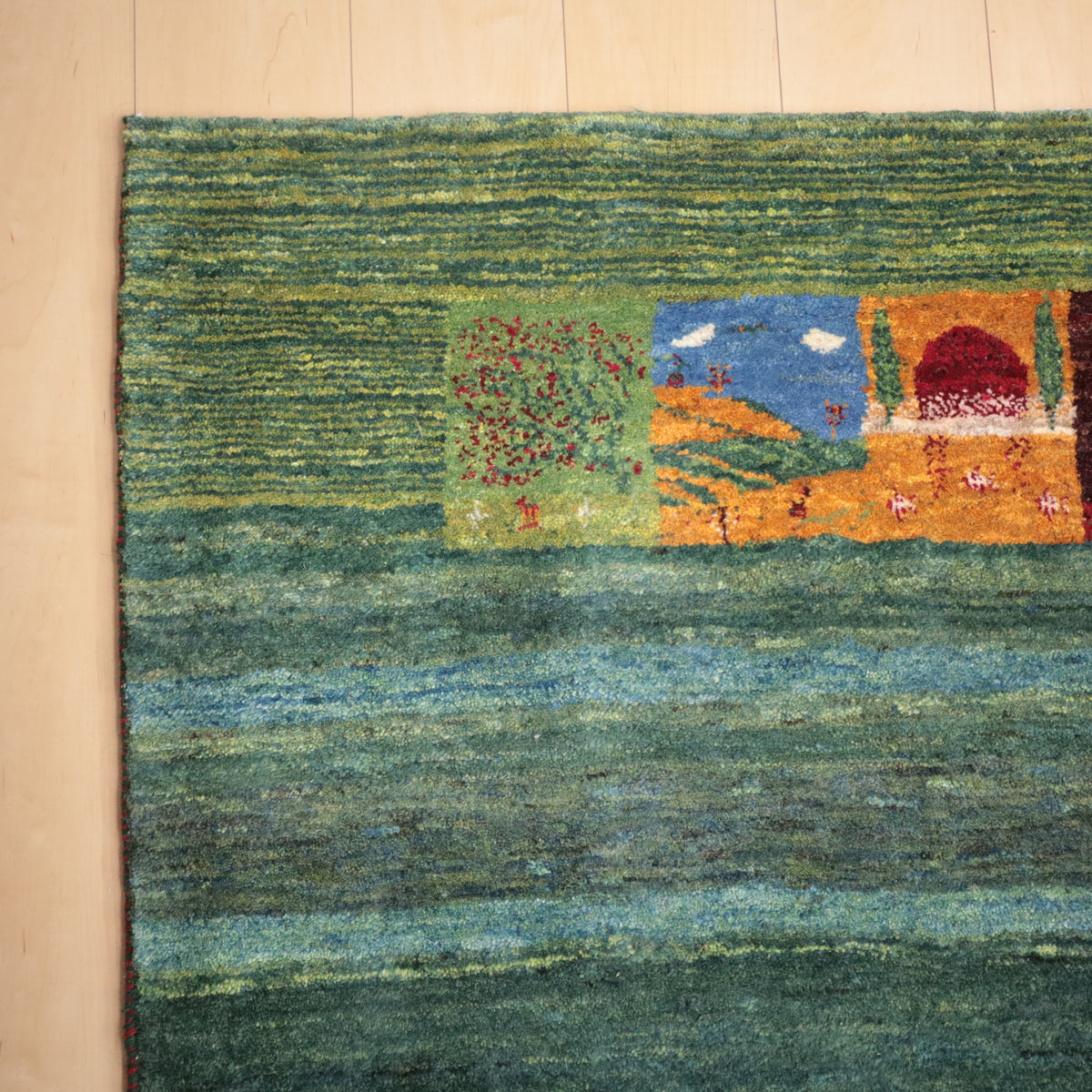 ギャッベ（カシュクリ）　224×143cm（HL-12443）
