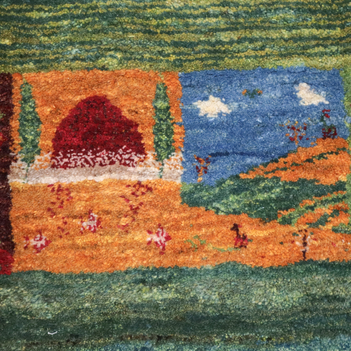 ギャッベ（カシュクリ）　224×143cm（HL-12443）