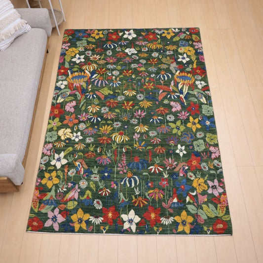 ギャッベ（ギャベ）ルリバフ　245×166cm（HL-13032）