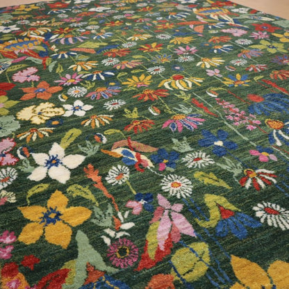 ギャッベ（ギャベ）ルリバフ　245×166cm（HL-13032）