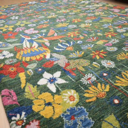 ギャッベ（ギャベ）ルリバフ　245×166cm（HL-13032）