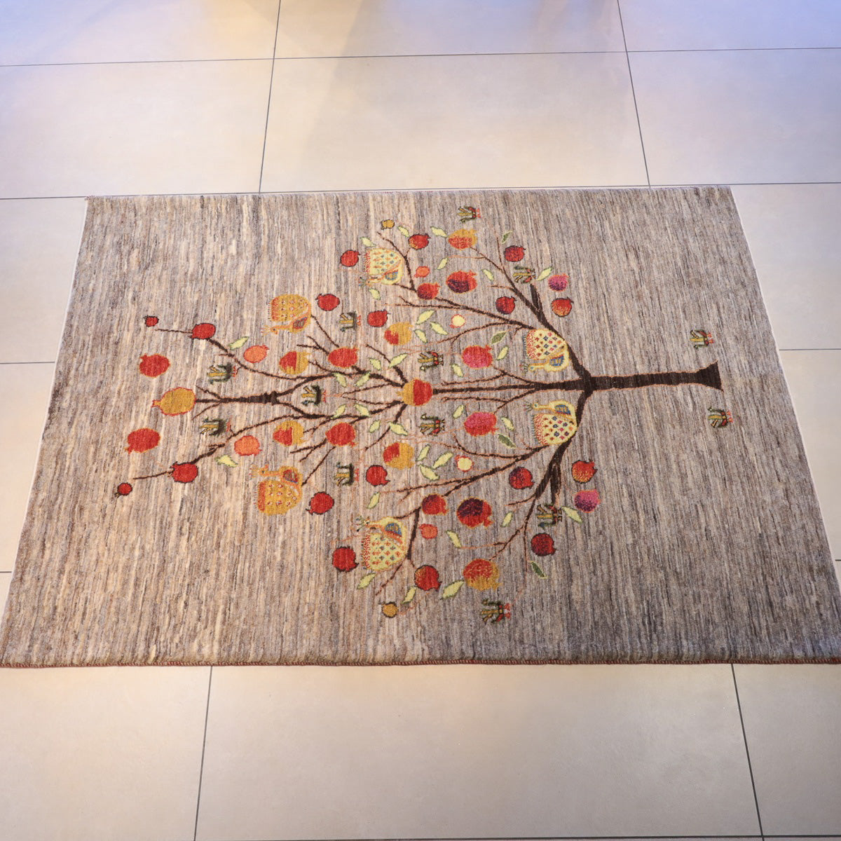 ギャッベ（ギャベ）ルリバフ　202×144cm（HL-13166）