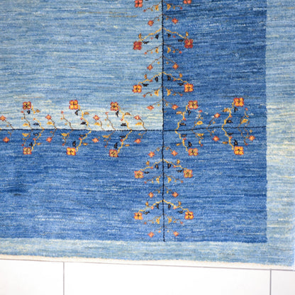 ギャッベ（ギャベ）ルリバフ　187×149cm（HL-13169）