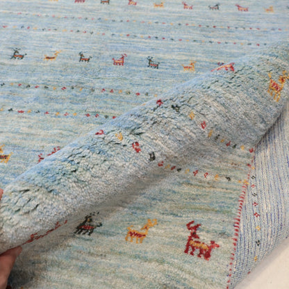 ギャッベ（ギャベ）ルリバフ　240×160cm（HL-13180）