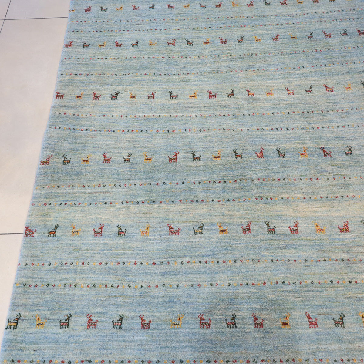 ギャッベ（ギャベ）ルリバフ　240×160cm（HL-13180）