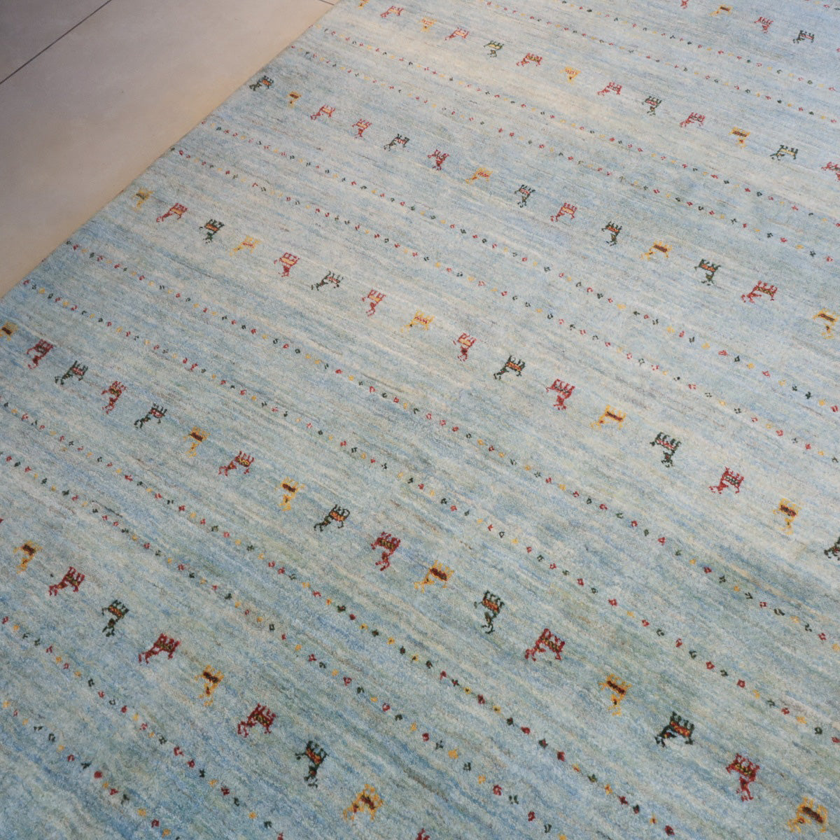 ギャッベ（ギャベ）ルリバフ　240×160cm（HL-13180）