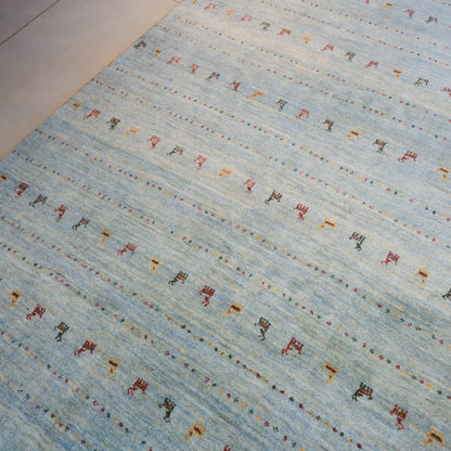 ギャッベ（ギャベ）ルリバフ　240×160cm（HL-13180）