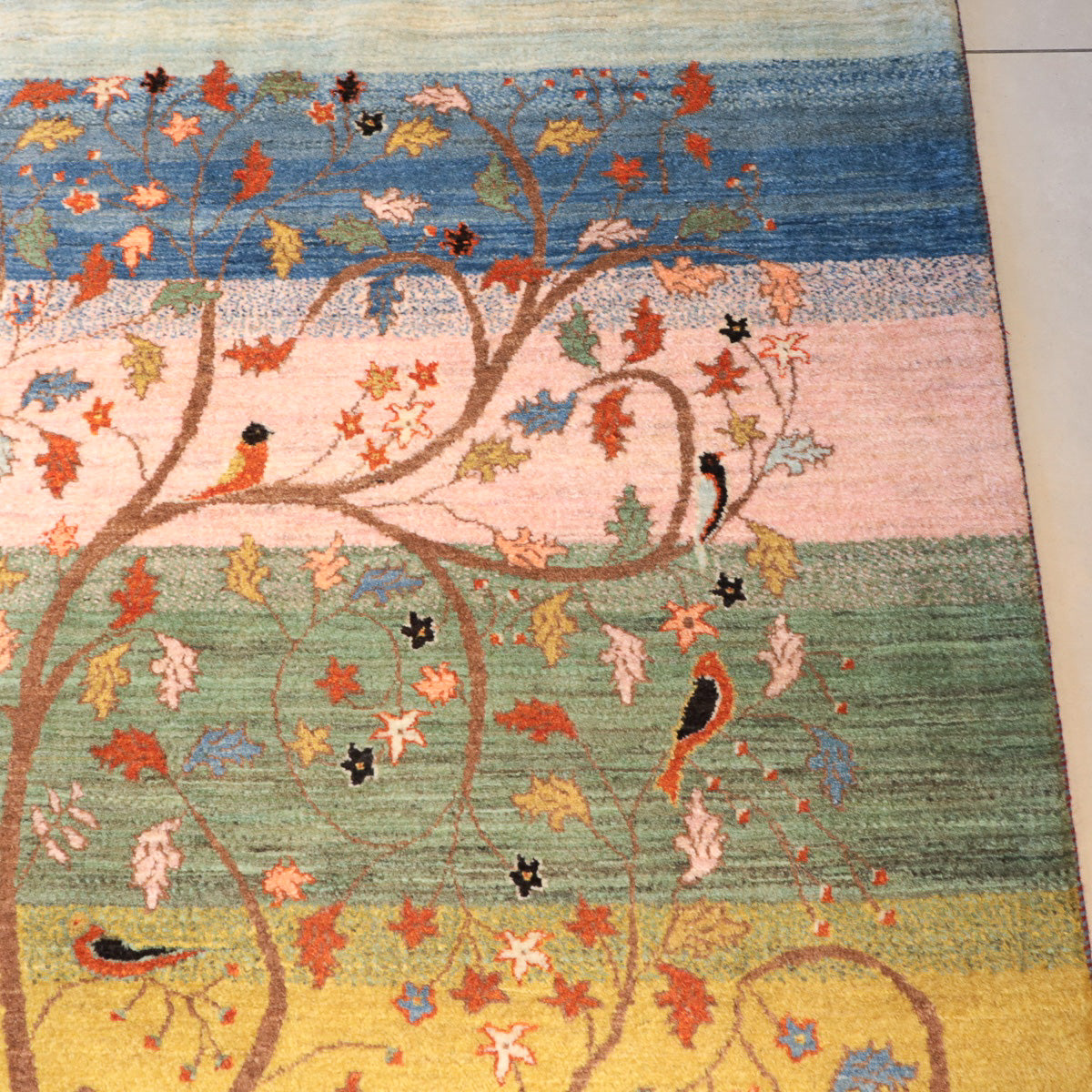 ギャッベ（ギャベ）ルリバフ　250×160cm（HL-13182）