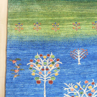 プレミアムギャッベ／ホシナマイ（カシュクリ）　215×145cm（HL-17071）