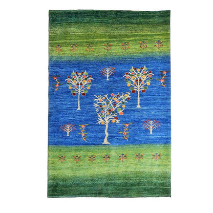 プレミアムギャッベ／ホシナマイ（カシュクリ）　215×145cm（HL-17071）