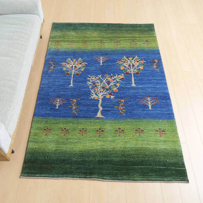 プレミアムギャッベ／ホシナマイ（カシュクリ）　215×145cm（HL-17071）