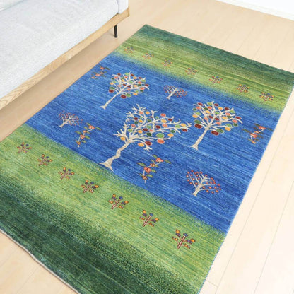 プレミアムギャッベ／ホシナマイ（カシュクリ）　215×145cm（HL-17071）