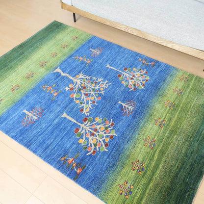 プレミアムギャッベ／ホシナマイ（カシュクリ）　215×145cm（HL-17071）