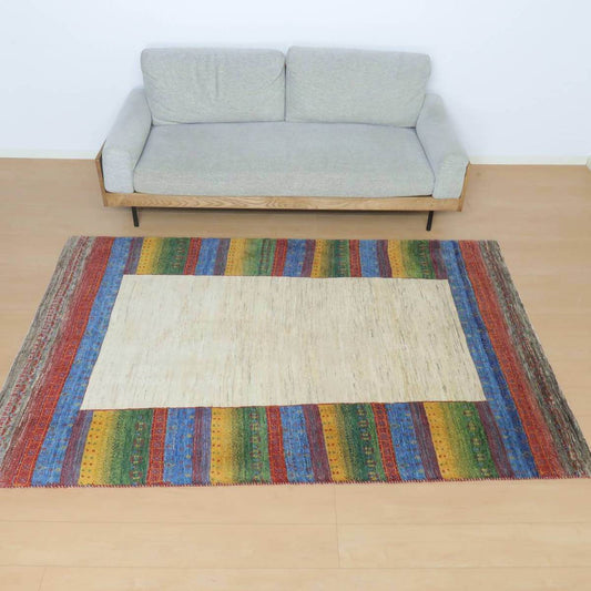 プレミアムギャッベ／ホシナマイ（カシュクリ）　226×154cm（HL-1955）