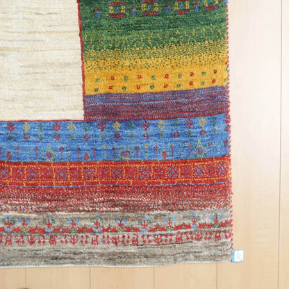 プレミアムギャッベ／ホシナマイ（カシュクリ）　226×154cm（HL-1955）