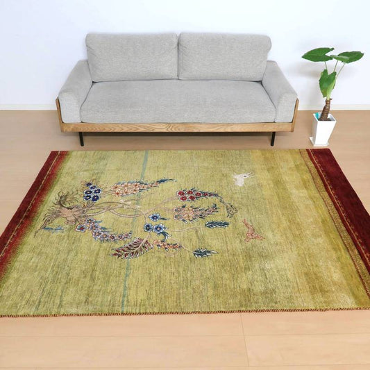 プレミアムギャッベ／ホシナマイ（カシュクリ）　233×162cm（HL-20464）