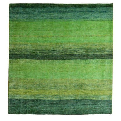 プレミアムギャッベ／ホシナマイ（ルリバフ）　203×194cm（HL-27762）