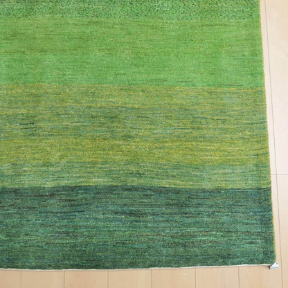 プレミアムギャッベ／ホシナマイ（ルリバフ）　203×194cm（HL-27762）