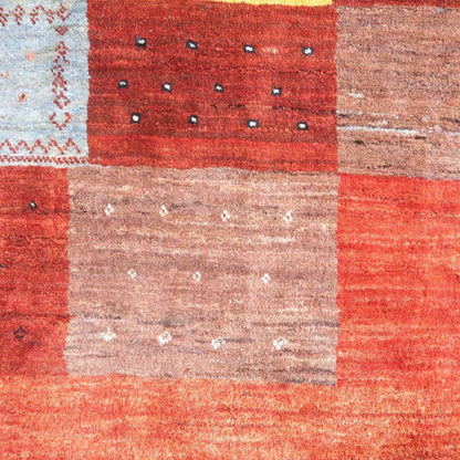 プレミアムギャッベ／ホシナマイ（ルリバフ）　232×206cm（HL-32043）