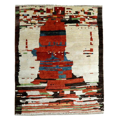 プレミアムギャッベ／ホシナマイ（カシュクリ）　243×199cm（HL-34505）