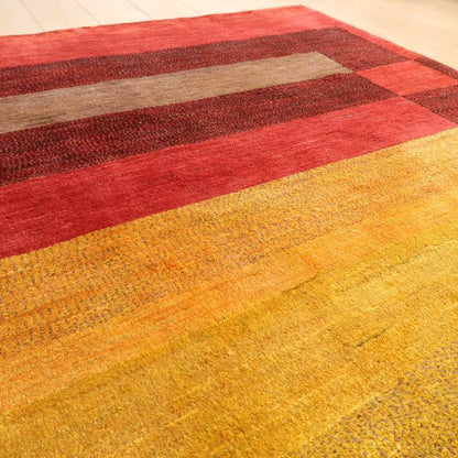 プレミアムギャッベ／ホシナマイ（カシュクリ） 203×148cm（HL-352710）