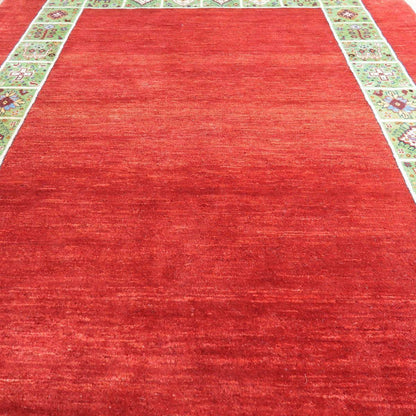 プレミアムギャッベ／ホシナマイ（ルリバフ）　228×169cm（HL-35537）