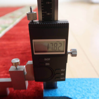 プレミアムギャッベ／ホシナマイ（ルリバフ）　228×169cm（HL-35537）