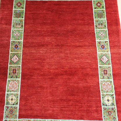 プレミアムギャッベ／ホシナマイ（ルリバフ）　228×169cm（HL-35537）