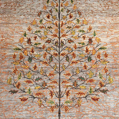 プレミアムギャッベ／ホシナマイ（ルリバフ）　244×168cm（HL-37205）