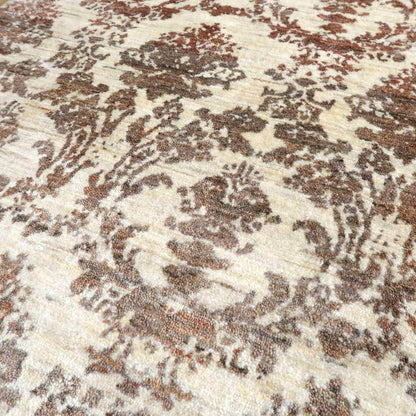 プレミアムギャッベ／ホシナマイ（ルリバフ）　211×145cm（HL-38976）