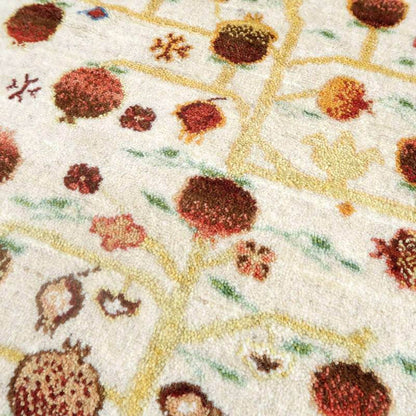 プレミアムギャッベ／ホシナマイ（ルリバフ） 205×146cm（HL-55363）